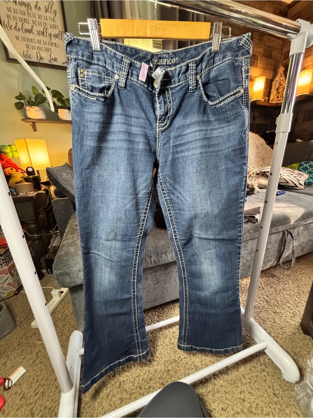 Maurices Women's Medium-Dark Blue Bootcut Jeans